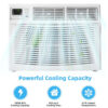 10000 Btu Quiet Window Air Conditioner With Remote Amp Eco Mode Energy Star Certified 3 In 1 Window Ac Unit With Dehumidifier - Image 6