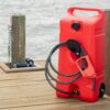 14 Gallon Portable Gas Fuel Tank with Pump, 2 Pack, Red - Image 16