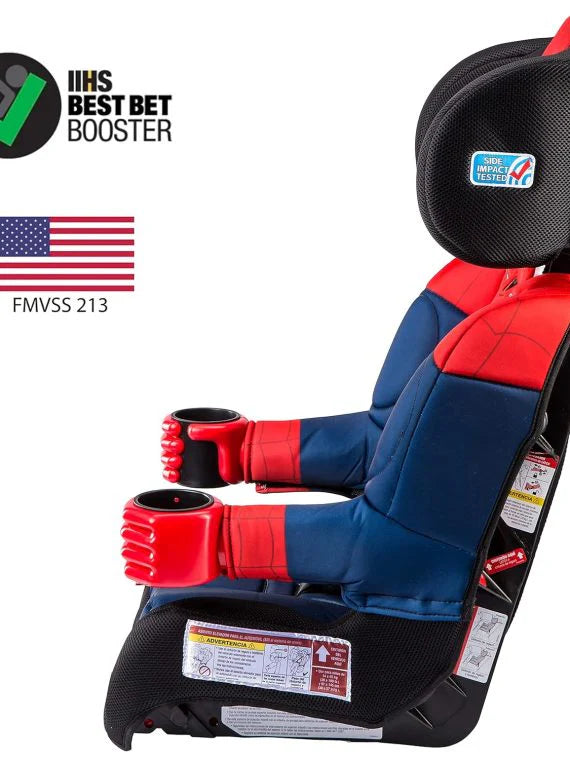 2025 KidsEmbrace Marvel Spider-Man 2-in-1 Forward-Facing Booster Car Seat LATCH | 5-Point Harness Booster 22-65lbs converts to Belt-Positioning Booster 40-100lbs | Adjustable - Image 8