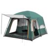 KFeng 12 Person Tents for Camping - 2Rooms 3Doors&3Windows Mesh,Suitable for Outdoor/Picnic,Brown - Image 4