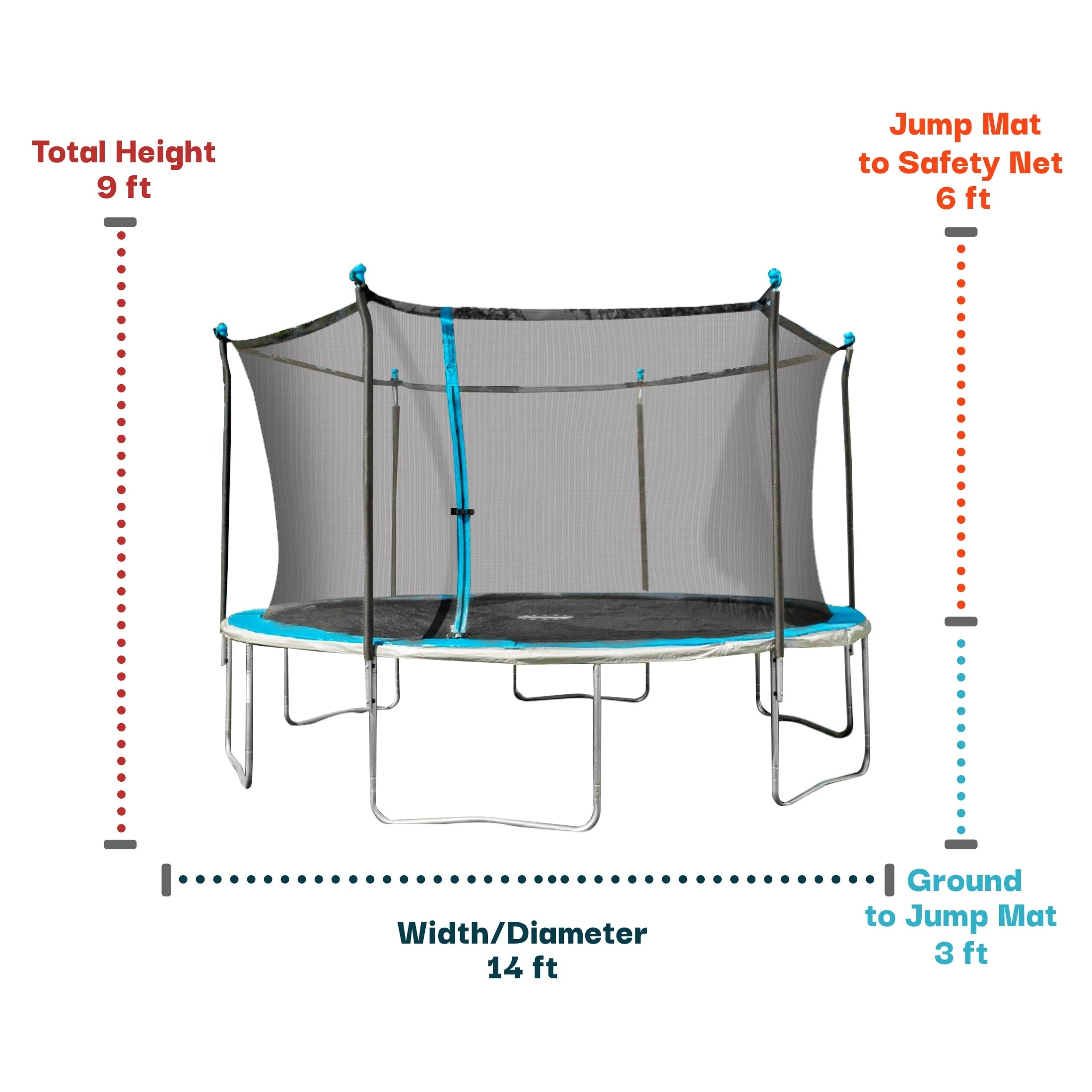 Bounce Pro 14ft Trampoline with Flash Lite Zone - Image 4