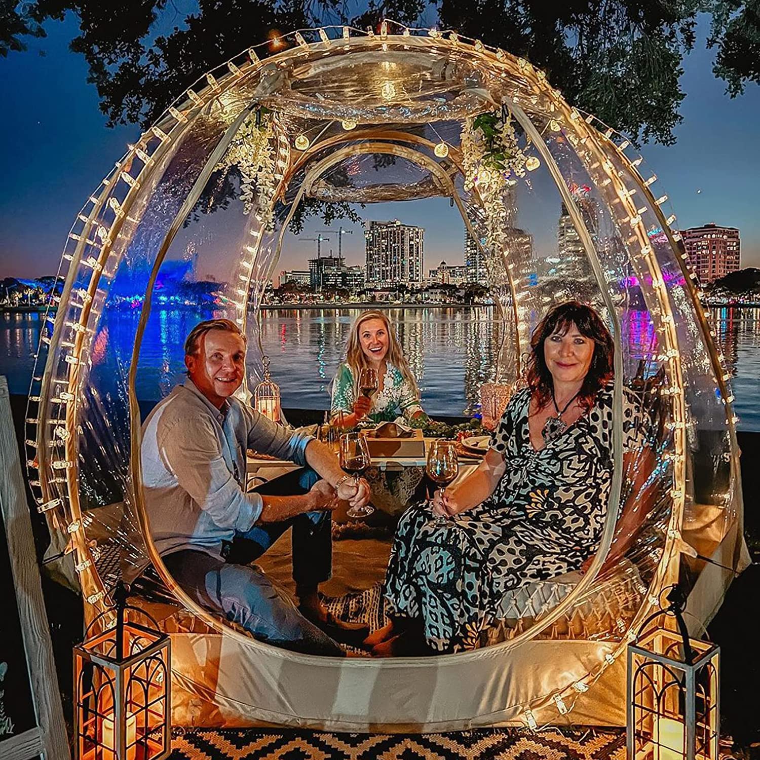 Alvantor Bubble Tent Pop Up Gazebo, 8-10 Person Igloo Dome Garden Patio Canopy Shelter - Image 25