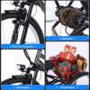 26 Inch Adult 3 Wheel Electric Tricycle with Basket, Fat Tires,7 Speeds,350W Powerful Motor, 36V 10Ah Removable Battery Dark Gray - Image 13