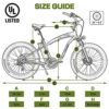 750W Electric Bike 26′′ Fat Tire Adult Electric Bicycles 48V 13AH Removable Lithium Battery Ebike with Suspension Fork Aluminium Frame Beach Snow Mountain E-Bike for Adults - Image 4
