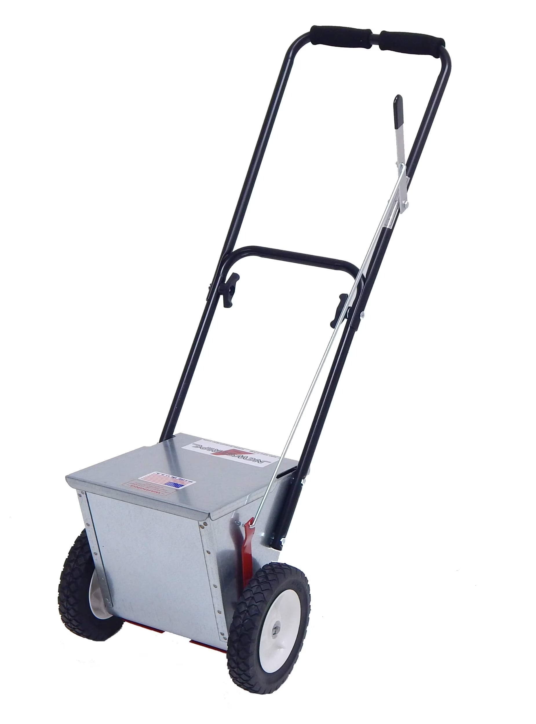 Newstripe NewLiner HD 50 lb Heavy Duty Dry Line Marker (Part #10001744) | Precision 2" or 4" Lines | Galvanized Steel | 10" Pneumatic Tires | For Baseball, Tracks & Events | Made in USA - Image 3