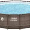 Coleman 18 x 48 Power Steel Frame Above Ground Swimming Pool Set - Image 7