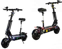Alternative view of MAXX 60MPH Ultra High Speed Electric Scooter for Adults Foldable, 5000W Power Dual Motor| 60V /38.5Ah Battery | 83 Miles Range | Grade 30°