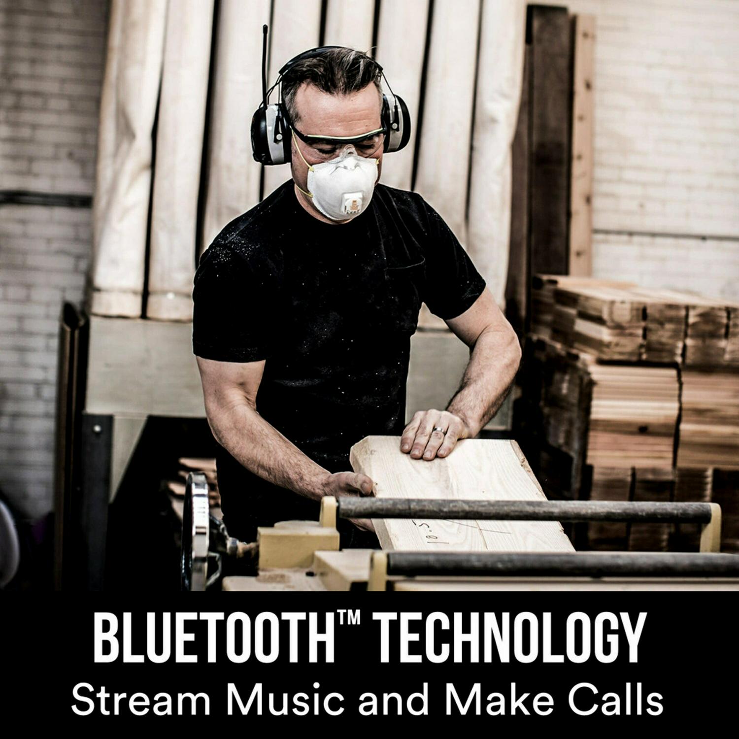 3M Worktunes Connect. AM/FM Hearing Protector. Bluetooth Technology - Image 4