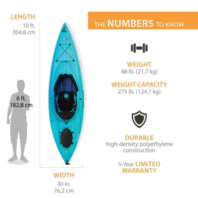Lifetime Guster 100 Sit-In Kayak (2-Pack) 457 - Image 5
