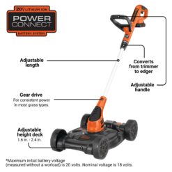 Alternative view of BLACK+DECKER 20V MAX* Lithium 12 inch 3-in-1 Compact Mower, MTC220