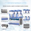 Commercial Slushy Machine - 1000W 30L Tanks Slush Maker Machine 304 Stainless Steel Commercial Margarita Machines Efficient Cooling the Ideal Slushie Maker for Bars Cafes Restaurants - Image 5