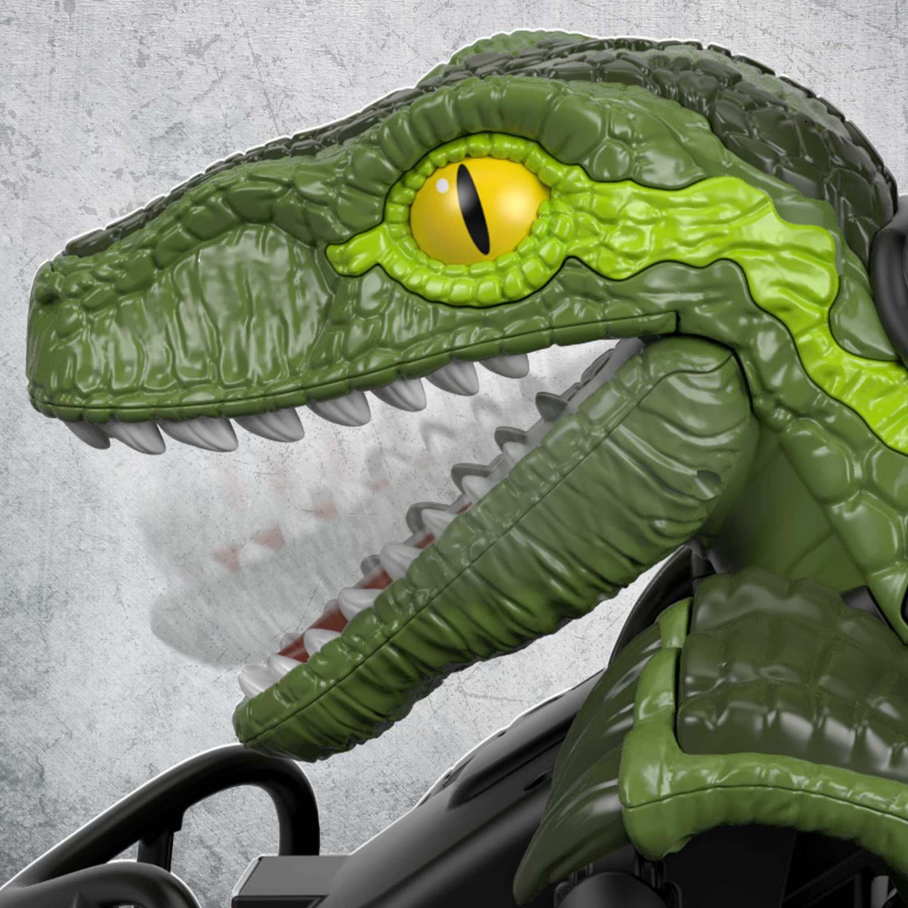 Fisher-Price Power Wheels Jurassic World Dino Racer Ride-On ATV, 6 MPH Green Dinosaur Toy - Image 4