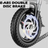 Folding Electric Bike 250W - 14" LCD Display, Removable Battery, Dual Disc Brake, Black - Image 6