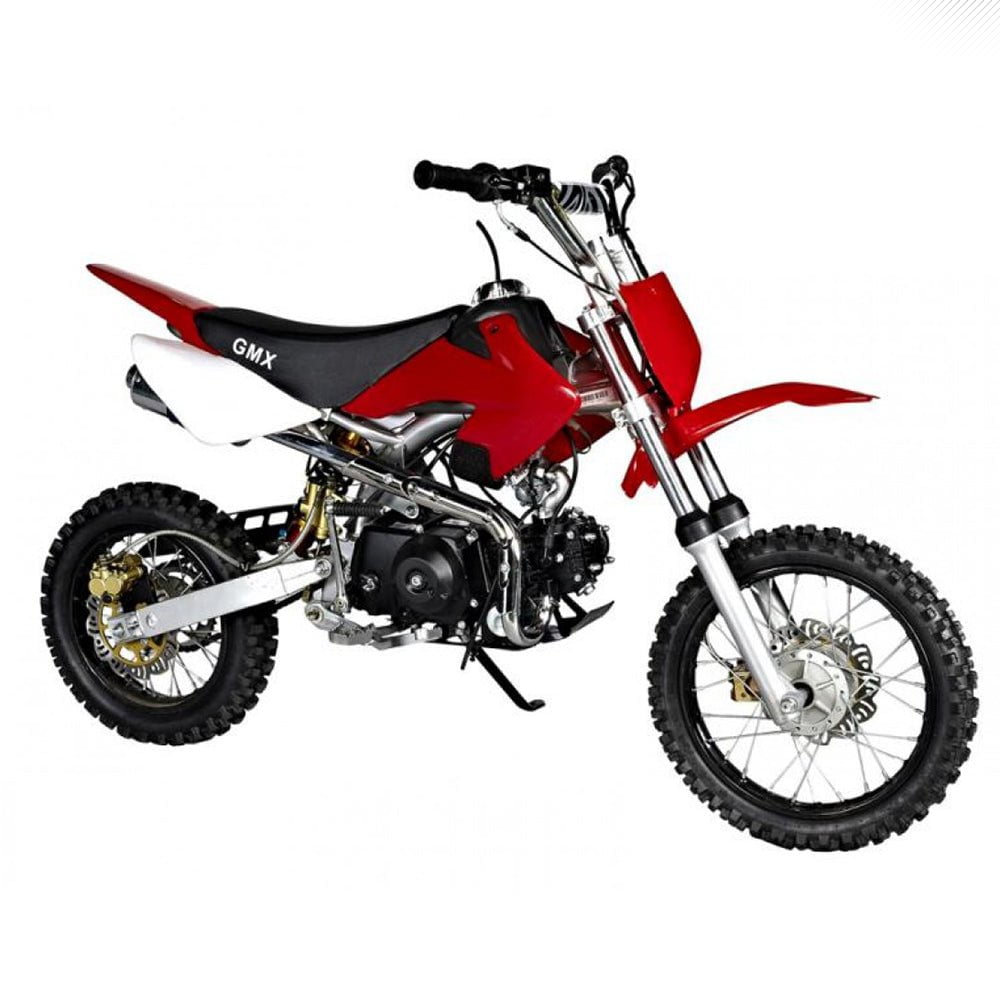 GMX Rider X 125cc Semi-Automatic Dirt Bike, Air-Cooled, Red, Electric Start, Hydraulic Disc Brakes, 4-Stroke Engine - Image 3