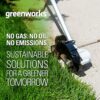 Greenworks 40V Brushless Edger 8", 4.0Ah Battery & Charger Included, Lightweight & Quiet - Image 2