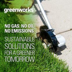 Alternative view of Greenworks 40V Brushless Edger 8", 4.0Ah Battery & Charger Included, Lightweight & Quiet