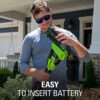Greenworks 40V Brushless Edger 8", 4.0Ah Battery & Charger Included, Lightweight & Quiet - Image 5