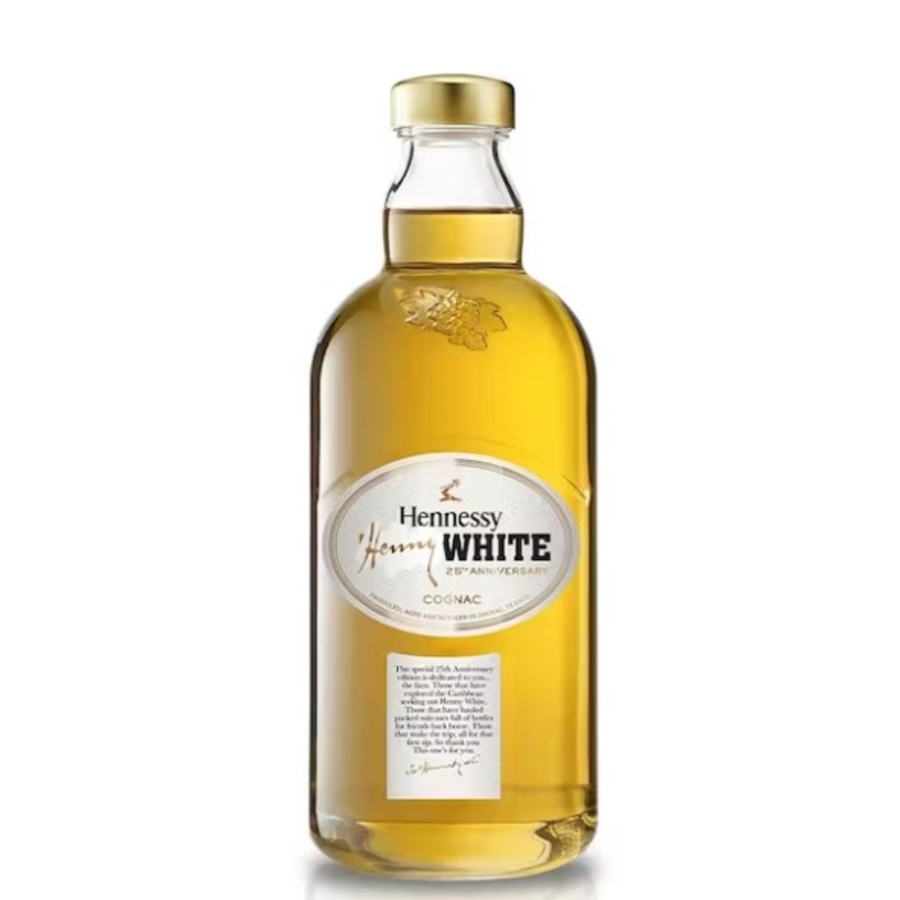 Hennessy Pure White 25th Anniversary Cognac 700ml - Light, Fresh, Fruity, Rarely Available, Ideal for Connoisseurs