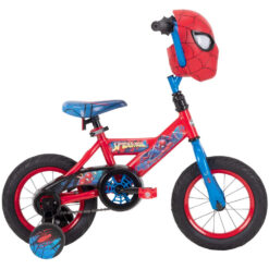 Huffy Marvel Spider-Man 12" Boys' Bike with Training Wheels, EZ Build, Steel Frame, Ages 3-5
