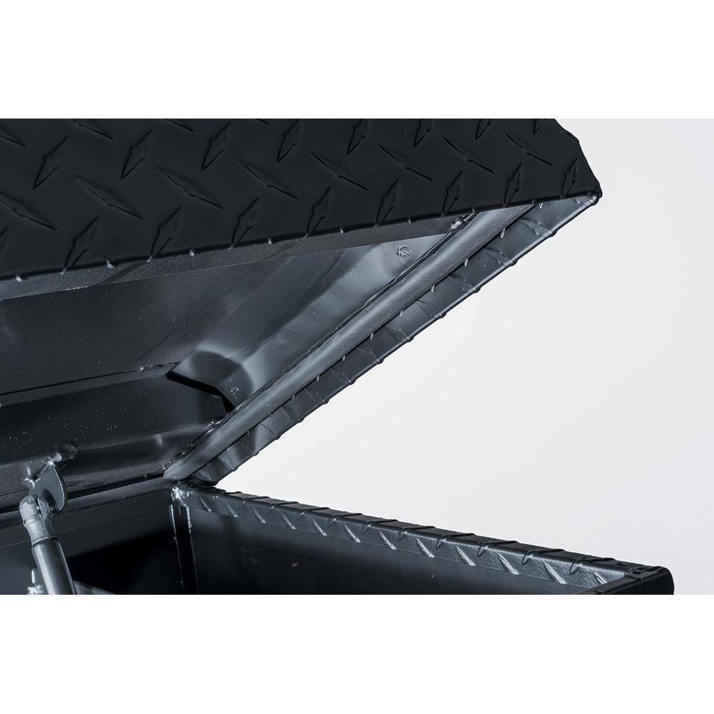 Husky Low Profile Black Aluminum Truck Tool Box for Mid-Size Trucks - Image 5