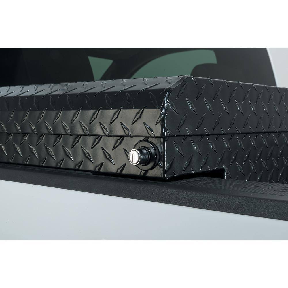 Husky Low Profile Black Aluminum Truck Tool Box for Mid-Size Trucks - Image 8