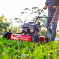 Alternative view of Hyper Tough 20" Gas Push Lawn Mower with 125cc Briggs & Stratton Engine, Prime N Pull Start, 5-Position Height Adjustment