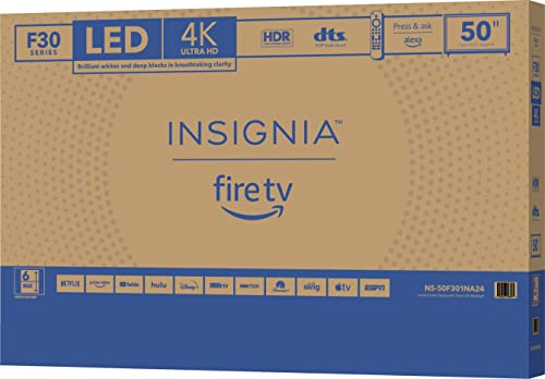 Insignia 50" F30 Series 4K UHD Smart Fire TV with Alexa Voice Remote - Image 2