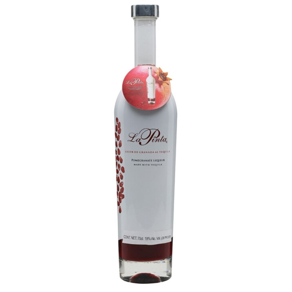La Pinta Pomegranate Tequila Liqueur 750ml - Clase Azul Silver, Sweet & Tart Flavor