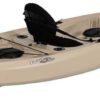 Lifetime Tamarack Angler 100 Fishing Kayak 10ft 2-Pack with Paddles - UV-Protected HDPE, Adjustable Seat, Rod Holders, Tan - Image 2