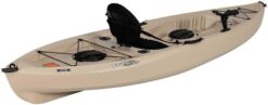 Alternative view of Lifetime Tamarack Angler 100 Fishing Kayak 10ft 2-Pack with Paddles - UV-Protected HDPE, Adjustable Seat, Rod Holders, Tan