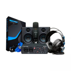 PreSonus AudioBox Studio Ultimate Bundle 25th Anniversary Edition with USB Interface, Studio Monitors, Headphones, Microphone & Software