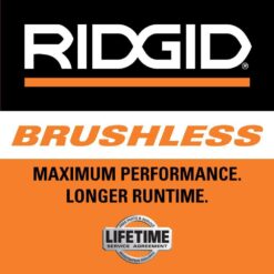 Alternative view of RIDGID 18V Brushless Cordless Nailer Combo Kit with Brad & Finish Nailers, Battery & Charger