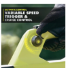 RYOBI 40V HP Brushless Cordless Leaf Blower, 730 CFM, 190 MPH, Includes 2x 4.0 Ah Batteries & Charger, 57 dB Quiet - Image 8