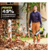 RYOBI 40V HP Brushless Cordless Leaf Blower, 730 CFM, 190 MPH, Includes 2x 4.0 Ah Batteries & Charger, 57 dB Quiet - Image 6