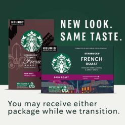 Alternative view of Starbucks French Roast Dark Roast Arabica K-Cup Coffee Pods, 96 Count