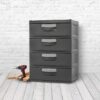 Sterilite Heavy-Duty 4 Drawer Plastic Storage Unit, Flat Gray, BPA-Free - Image 13