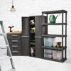 Sterilite Heavy-Duty 4 Drawer Plastic Storage Unit, Flat Gray, BPA-Free - Image 5