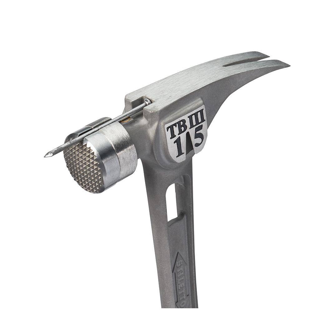 Stiletto TB3MC 15 oz Titanium Hammer with Curved Handle and Milled Face - Image 3