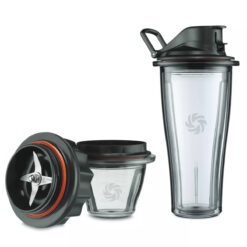 Vitamix Blending Cup & Bowl Starter Kit, BPA-Free, 5-Piece, Black, Compatible with Ascent & Venturist Blenders