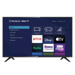 Westinghouse 43" FHD Smart Roku TV with 1080p Resolution and Voice Control Integration