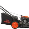 YARDMAX 22" Gas Self-Propelled Lawn Mower, 201cc, 6-Speed CVT, High Wheel RWD, 3-in-1, Black - Image 6